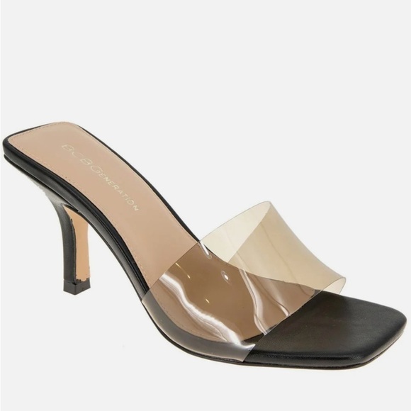 BCBGGeneration Black Smoke Maxari heels - Picture 1 of 8